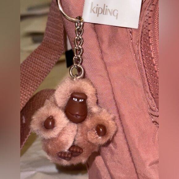 KIPLING LOVEBUG KIND ROSE ADJUSTABLE BACKSTRAPS WITH POCKETS AND ZIP POCKETS NWT - Picture 10 of 13